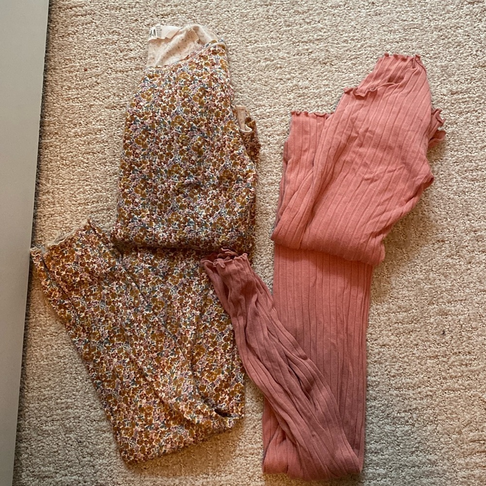 EUC LS pink pajama set only